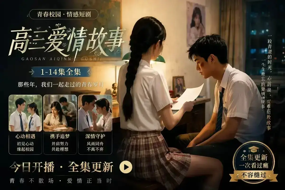 《B中爱情故事》AI短剧完整版 - 4KHDR画质百度网盘在线秒存 - 高清观看每集都戳心